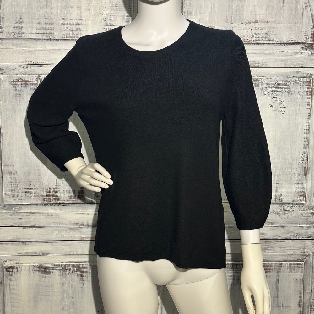 Chalayan 3/4 Sleeve Sweater Women's Size 77 (Korean) M/L (US) in Black